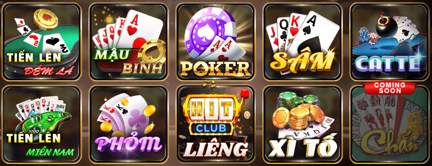 Homepage Game Bài Hit Club