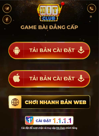 Homepage Tải Game Hit Club